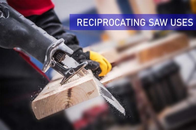 Reciprocating saw uses
